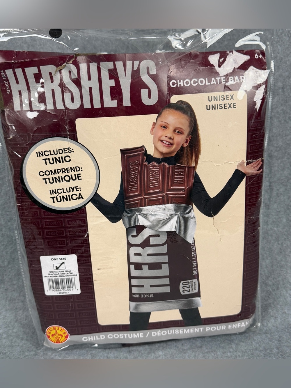 Rubie's Chocolate Bar Costume - Brown and Silver New One Size